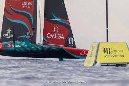 18 10 2024, Barcelona (ESP), Louis Vuitton 37th America's Cup, Final Match, Race Day 5, Race 7