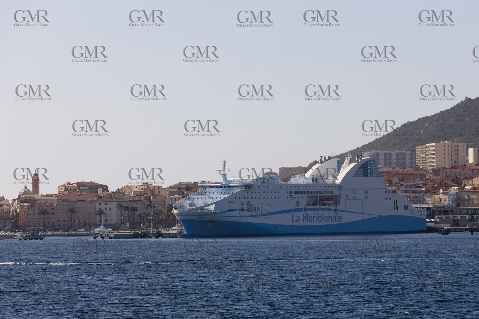 16 02 2012 - Ajaccio (FRA, Corse) -  La Méridionale shipping company- Piana at Ajaccio