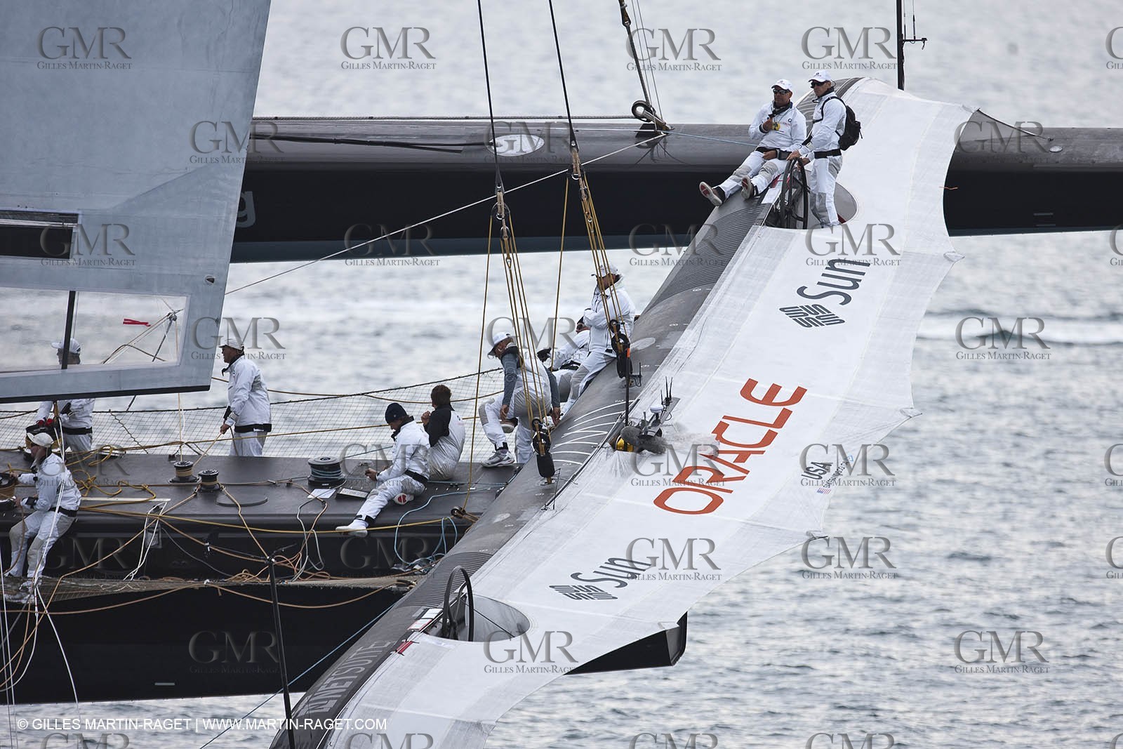 06 02 2010 - Valencia (ESP) - 33rd America's Cup - BMW ORACLE Racing - Last preparation day