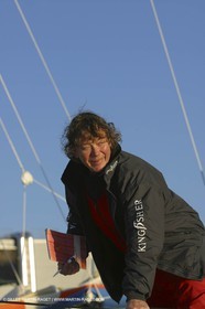 Kingfisher II - départ Trophée Jules Verne 2002 - Brest