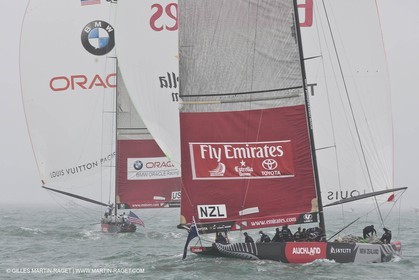 09 02 2009 - Auckland (NZL) -  Louis Vuitton Pacific Series -  Racing Day 9 - Round Robin 2