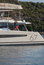 30 08 2018, Porto Vecchio (FRA, South Corsica) Chantier Fountaine-Pajot, Alegria 67