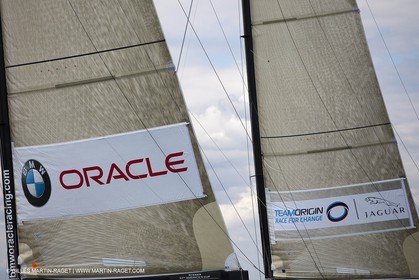 02 08 2010 - Cowes (UK, IOW) -  The 1851 Cup -  BMW ORACLE Racing - Training Day