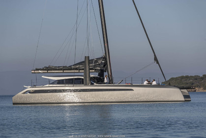 16 02 2019, Porquerolles (FRA,83), Gunboat 68 sail testing  3