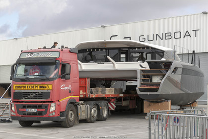 17 01 2018, La Grande Motte (FRA), Gunboat 68  1 launch