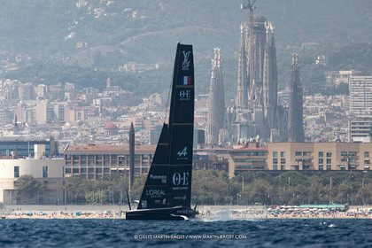 24 08 2024, Barcelona (ESP), Louis Vuitton 37th America's Cup, Louis Vuitton Prelilinary Regatta, Race Day 3