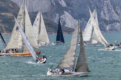 26 07 2025, Cowes (UK, IOW), Admiral's Cup 2025, Rolex Fastnet Race start,