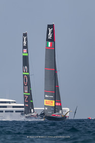 24 08 2024, Barcelona (ESP), Louis Vuitton 37th America's Cup, Louis Vuitton Prelilinary Regatta, Race Day 3