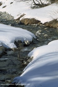 France - Southern Alps - Durance river berth