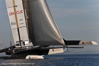 27 01 2010 - Valencia (ESP) - 33rd America's Cup - BMW ORACLE Racing - Training in Valencia