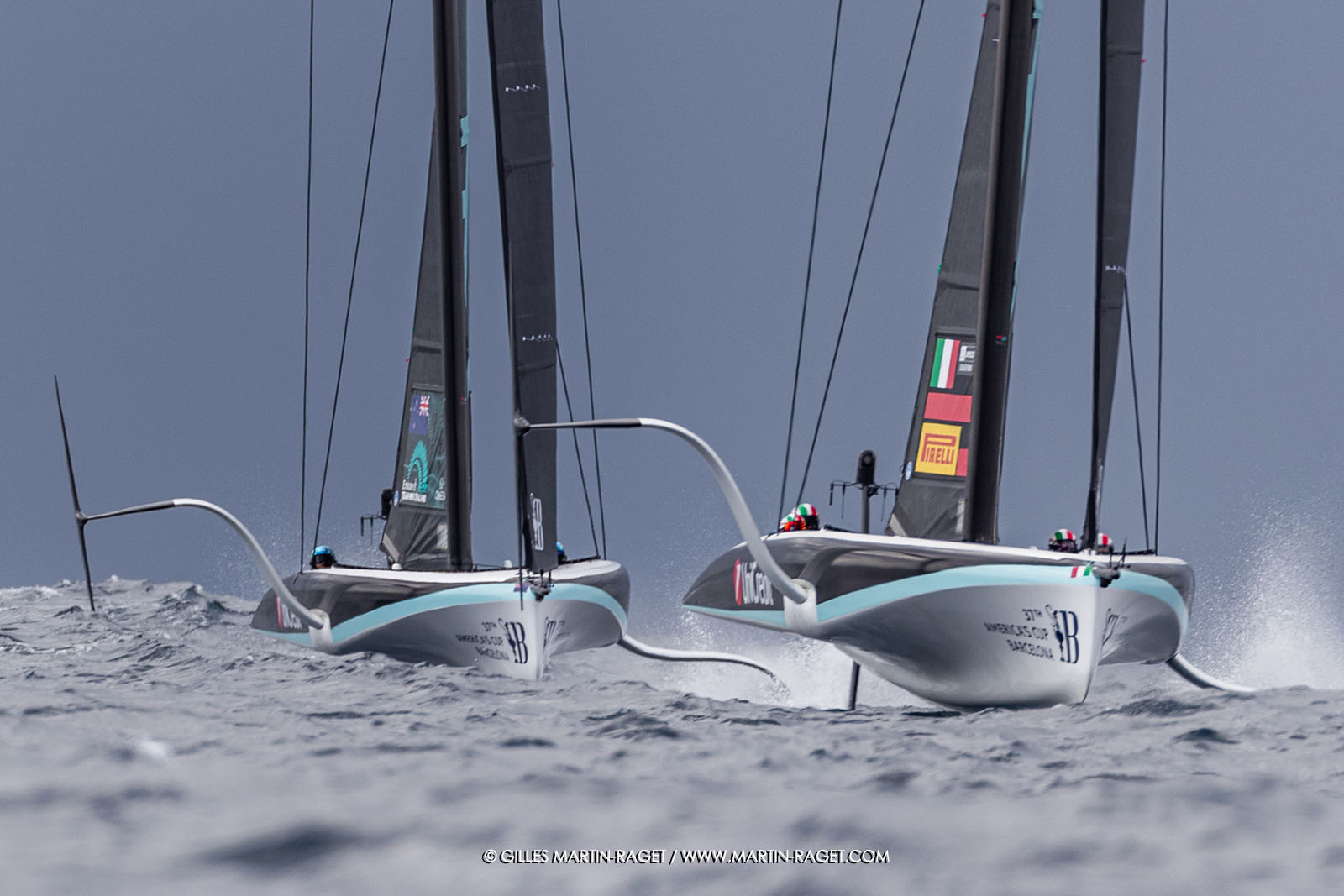 18 09 2024, Barcelona (ESP), Unicredit Youth America's Cup, Race Day 2