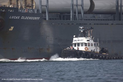 07 10 2008 - San Diego (CA, USA) - America's Cup - BMW ORACLE Racing - 90 ft trimaran sea trials - San Diego session - Day 1