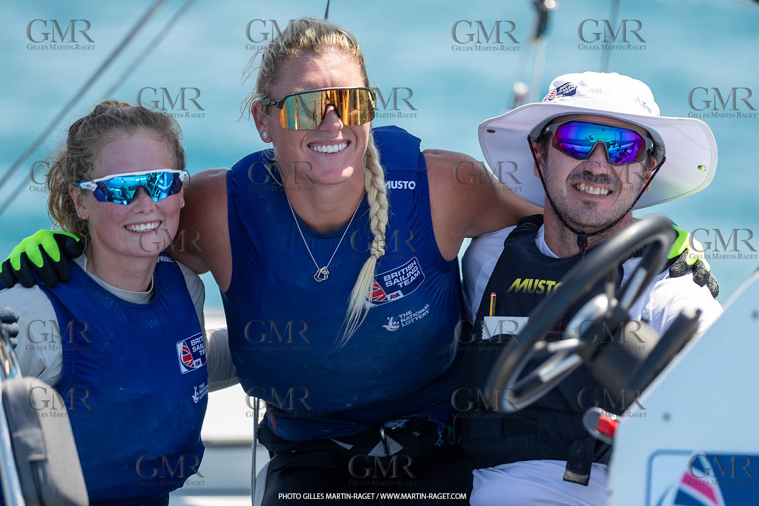 16 07 2023, Marseille, (FRA), Paris 2024 Olympic Games 2024 Sailing Test Event, Day 8, Medal race 49er FX