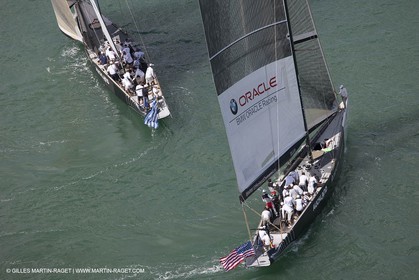 29 01 2009 - Auckland (NZL) - Louis Vuitton Pacific Series - BMW ORACLE Racing - Training