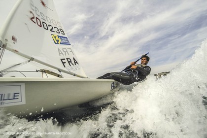 Laser Europa Cup 2014 - Training day - Antony Munoz (FRA)  Marseille (FRA,13) - 11 04 2014