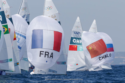 03 08 2024, Marseille (FRA), Paris 2024 Olympic Games, Sailing, Race Day 7