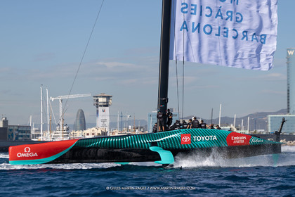 19 10 2024, Barcelona (ESP), Louis Vuitton 37th America's Cup, Final Match, Race Day 6