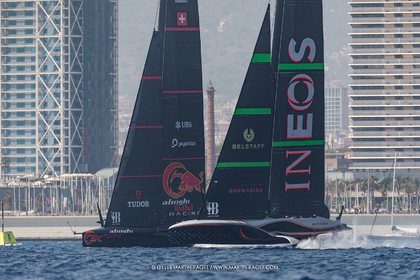 24 08 2024, Barcelona (ESP), Louis Vuitton 37th America's Cup, Louis Vuitton Prelilinary Regatta, Race Day 3