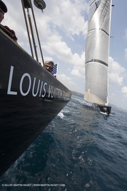 19 05 2010 - La Maddalena (ITA, Sardinia) Louis Vuitton Trophy - BMW ORACLE Racing - Training