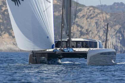 16 02 2019, Porquerolles (FRA,83), Gunboat 68 sail testing  3