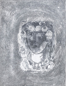 12 07 2020, St Rémy de Provence (FRA, 13) Oeuvre Germaine Richier, gravure