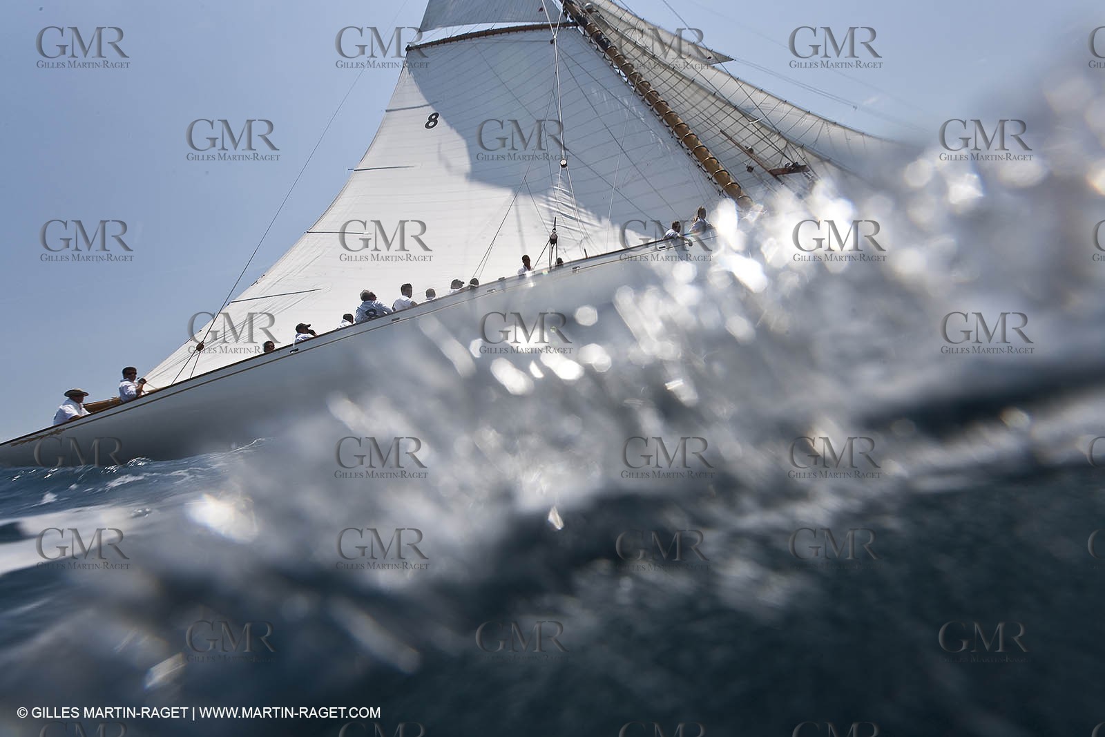 Sailing, Classic yachts, Voiles Vieux Port 2009, Marseille (FRA)