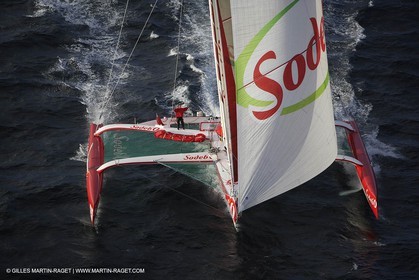 11 10 2006 -Lorient (FRA) -  Multis Orma - Entraînements Sodebo (Thomas Coville) Route du Rhum 2006