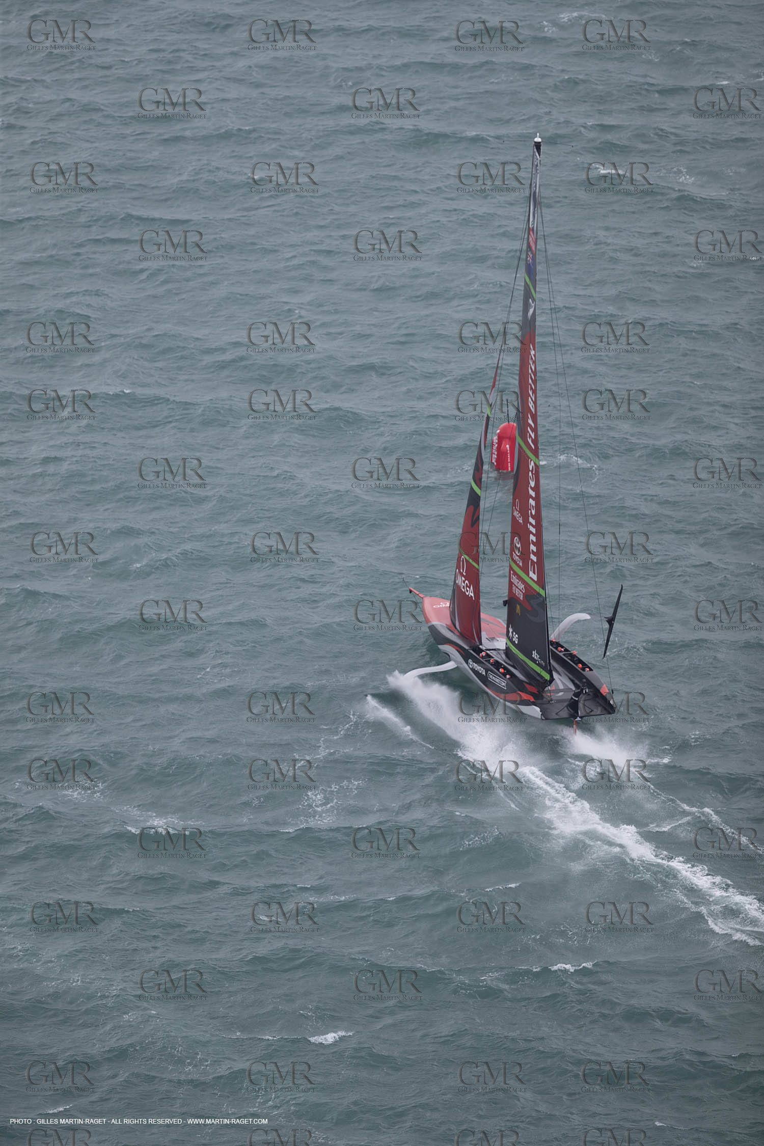10 12 2020 - Auckland (NZL) - 36th America's Cup - Practice Sessions - Day 2 - Emirates Team New Zealand