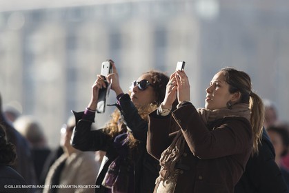 02 02 2013 Marseille (FRA,13) - Opening of the shadehouse and renovated historical Vieux Port