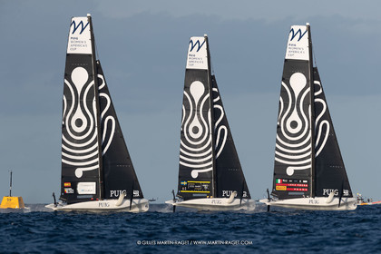 11 10 2024, Barcelona (ESP), Louis Vuitton 37th America's Cup, Puig Women America's Cup, semi finals