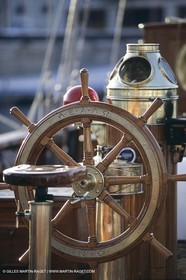 Yachts classiques, détails d'accastillage