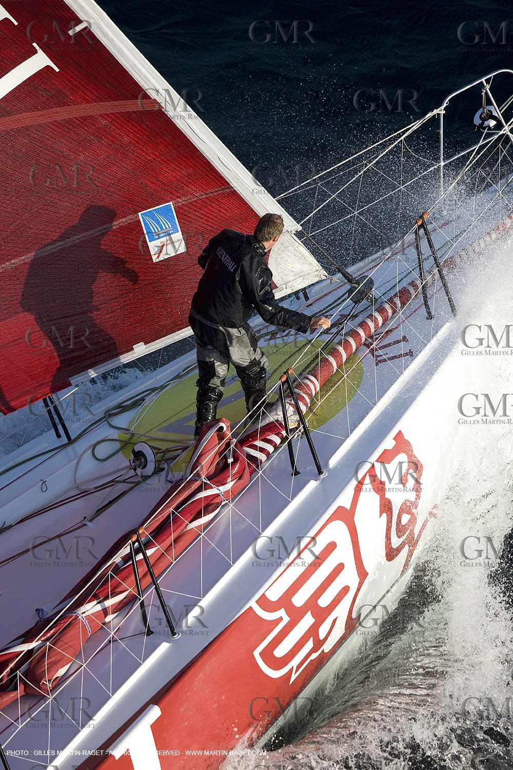 27 09 2008 - Lorient (FRA, 56) - Generali - Yann Eliès - Vendée Globe 2008 Training