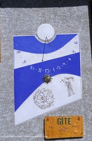 Solar clock from Hautes Alpes