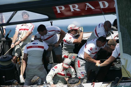 02 06 2007-Valencia (Spain)- 32nd America's Cup - Louis Vuitton Cup Final - Day 2