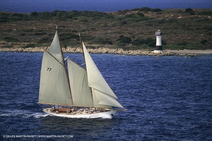 Costa Smeralda (Italia, Sardinia) - Classic yachts in La Maddalena archipelago