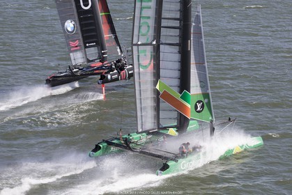 28 08 2015, Göthenburg, (SWE), 35th America's Cup, Louis Vuitton America's Cup World Series Göthenburg 2015, Training Day