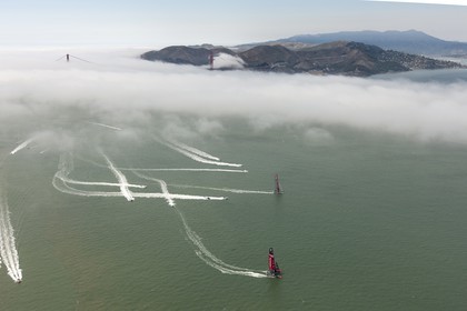 18 08 2013 - San Francisco (USA,CA) - 34th America's Cup - Louis Vuitton Cup Final Day 2