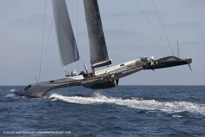 08 08 2009 - San Diego (USA,CA) - 33rd America's Cup - BMW ORACLE Racing - 90 ft Trimaran testings