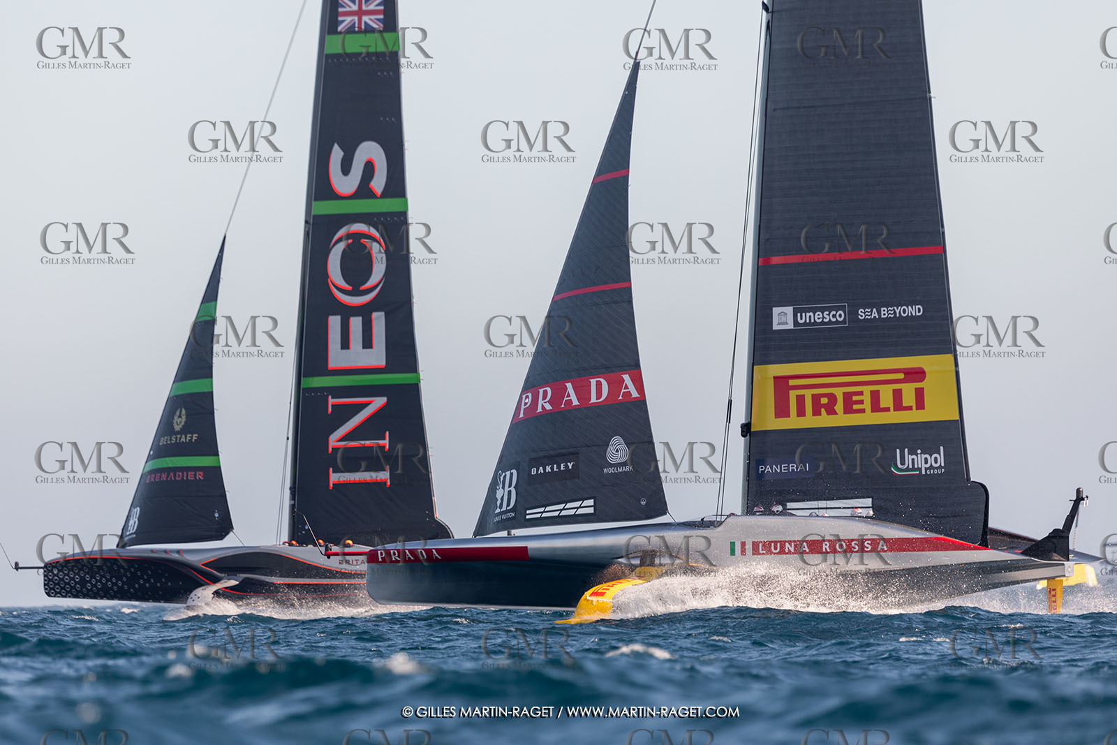 26 09 2024, Barcelona (ESP), 37th America's Cup, Louis Vuitton Cup Final, Race Day 1