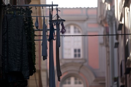 24 02 2012 - Naples (ITA) - 34th America's Cup - America's Cup World Series Naples 2012 - Naples Preview - Naples hisrtoric center streets