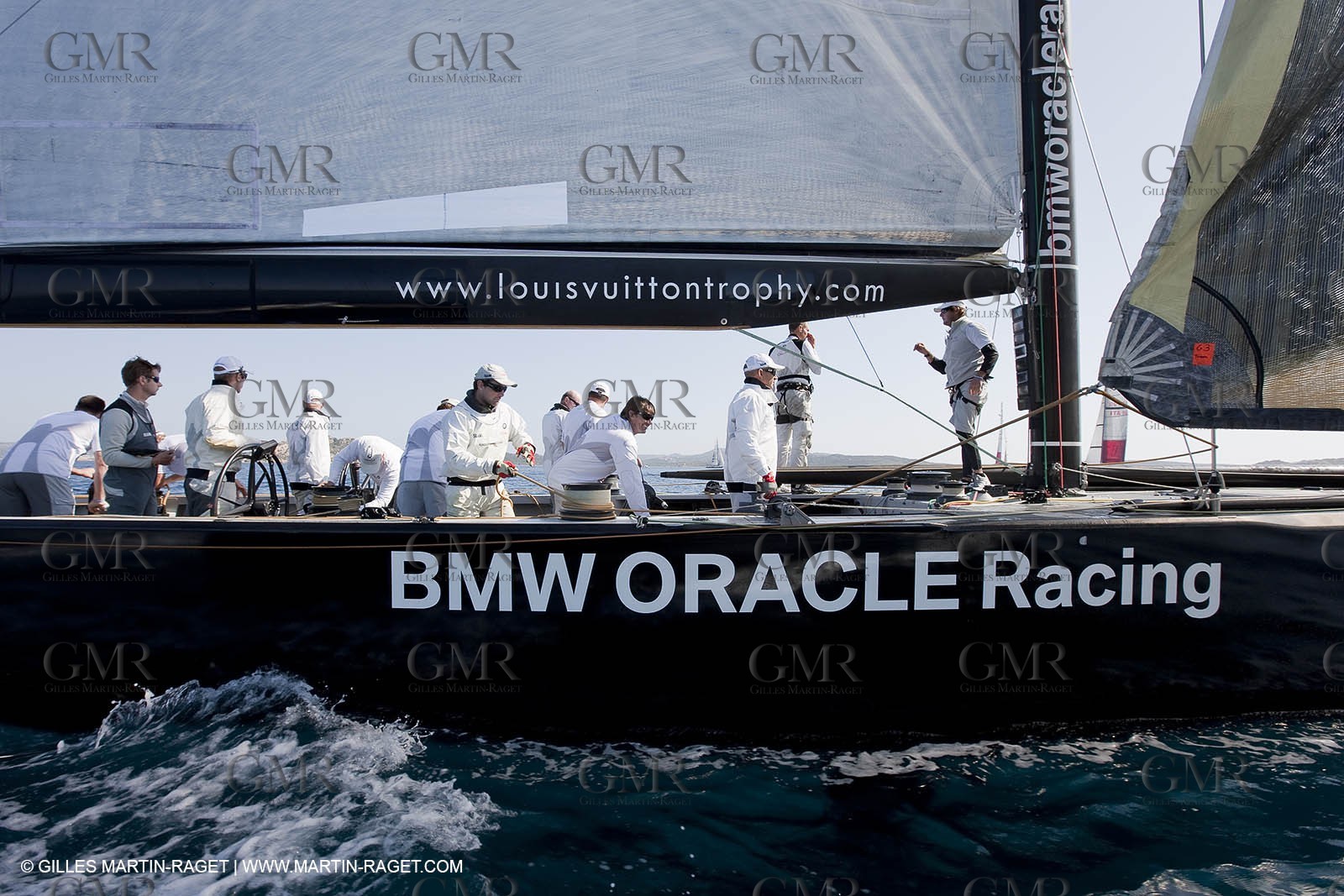 18 05 2010 - La Maddalena (ITA, Sardinia) Louis Vuitton Trophy - BMW ORACLE Racing - Training