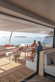 30 08 2018, Porto Vecchio (FRA, South Corsica) Chantier Fountaine-Pajot, Alegria 67