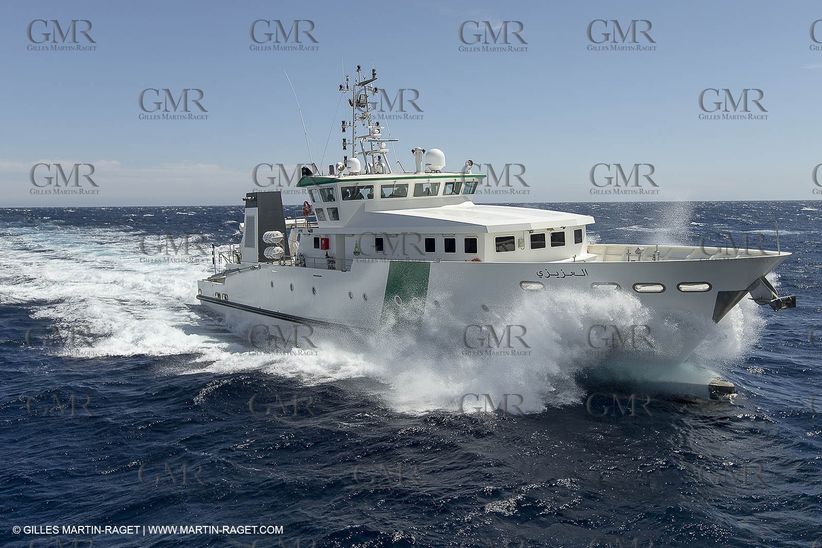 Al Azizi -  H2X boatyard - Oceanographjic research ship - Sea trials off La Ciotat (FRA,13) - 29 07 2014