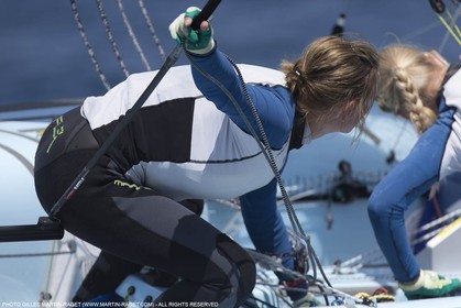 10 04 2015, Marseille (FRA), Yachting Club de la Pointe Rouge - Coupe Internationale de Printemps des 470, Day 3