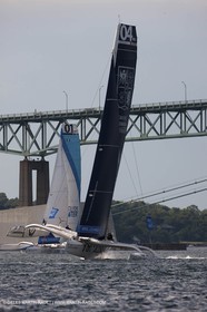 02 07 2012 - Newport (RI) -start of the Krys Ocean Race pre-event sailed between Newport and New York, Gitana XV