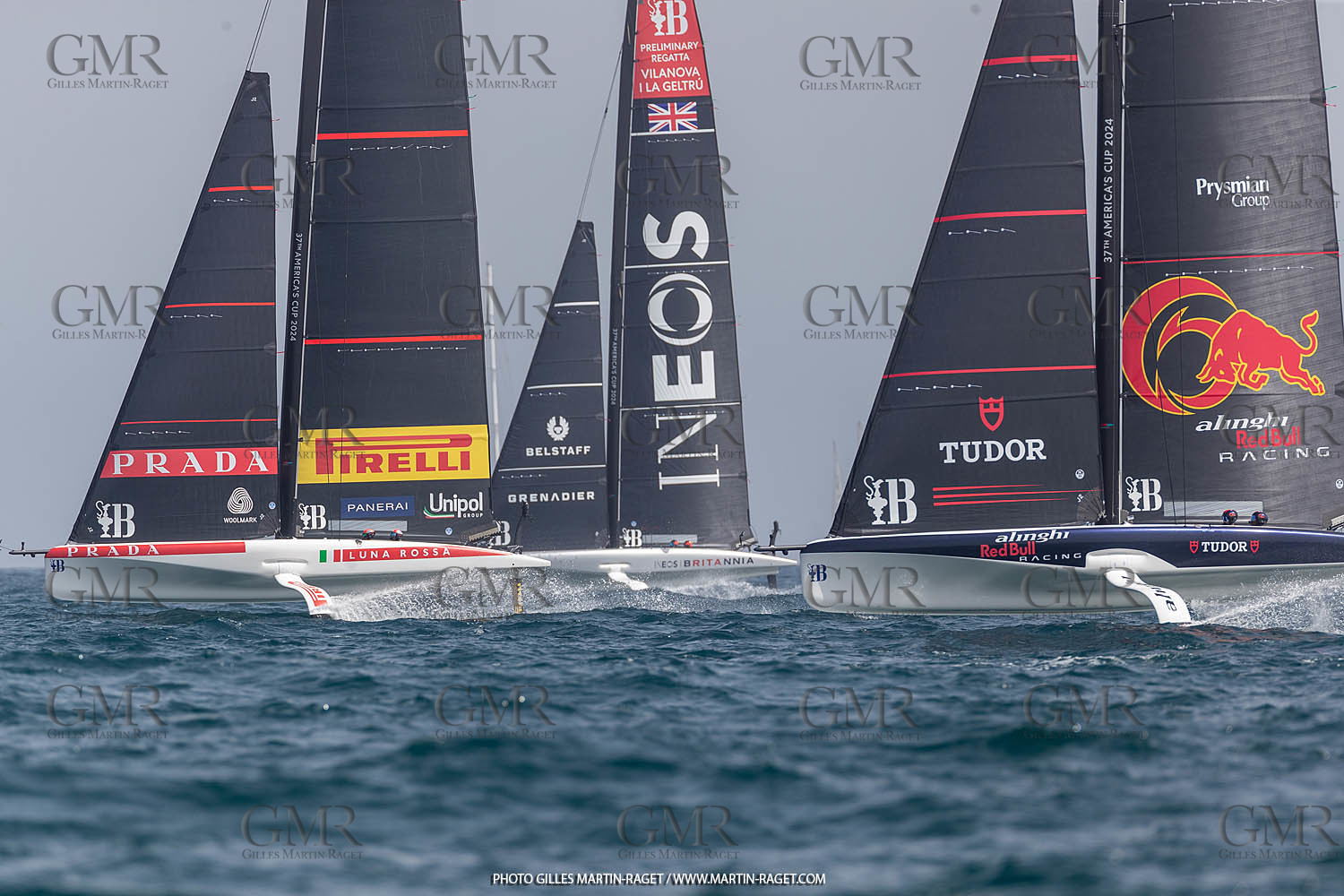 15 09 2023, Vilanova i La Geltru (ESP), 37th America's Cup, Preliminary Regatta N° 1, Race Day 3