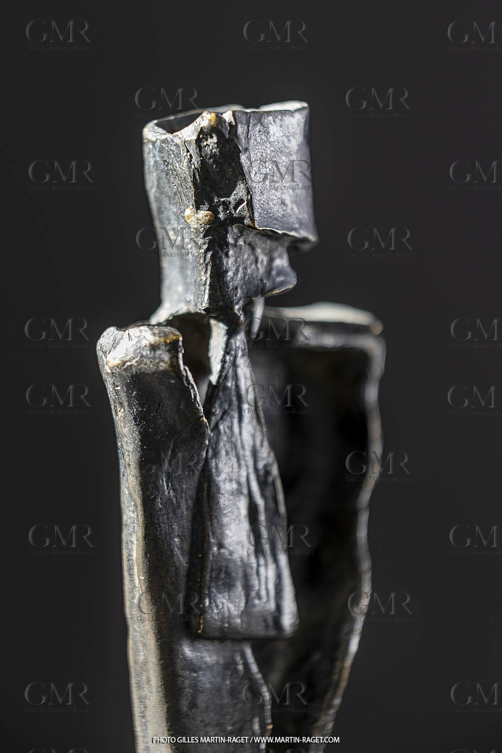 19 02 2020, Marseille (FRA,13), Oeuvre de Germaine Richier, Guerrier n° 10 1955, Bronze patiné foncé, Epreuve d'exposition, , Fondeur : L.Thinot, Paris, 20,5 x 9 x 17 cm, Collection particulière