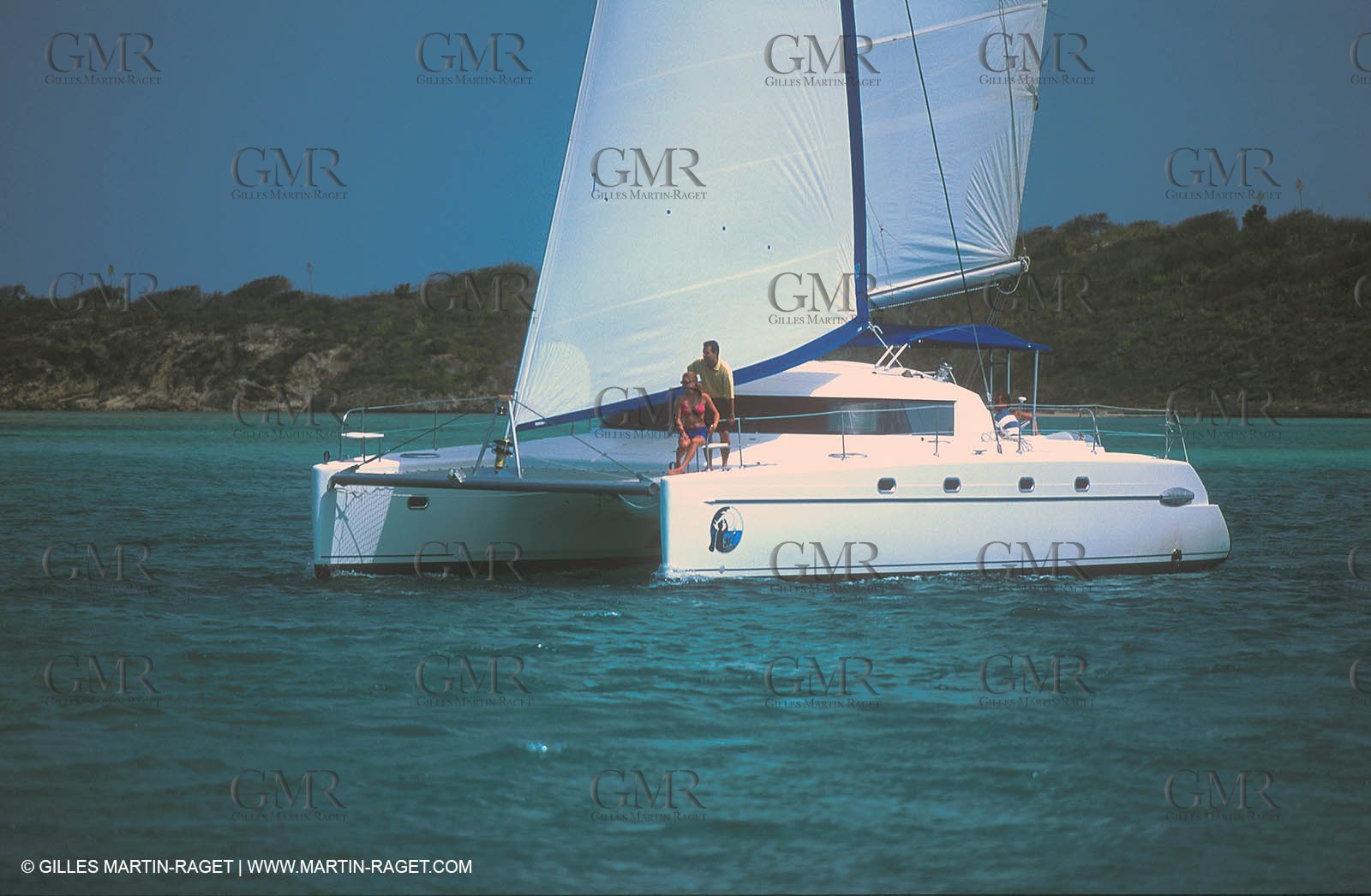 Cruising multihull sailing
