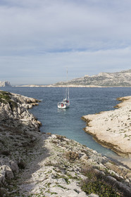 08 01 2016, Marseille (FRA, 13), Cruising in winter in the Calanques