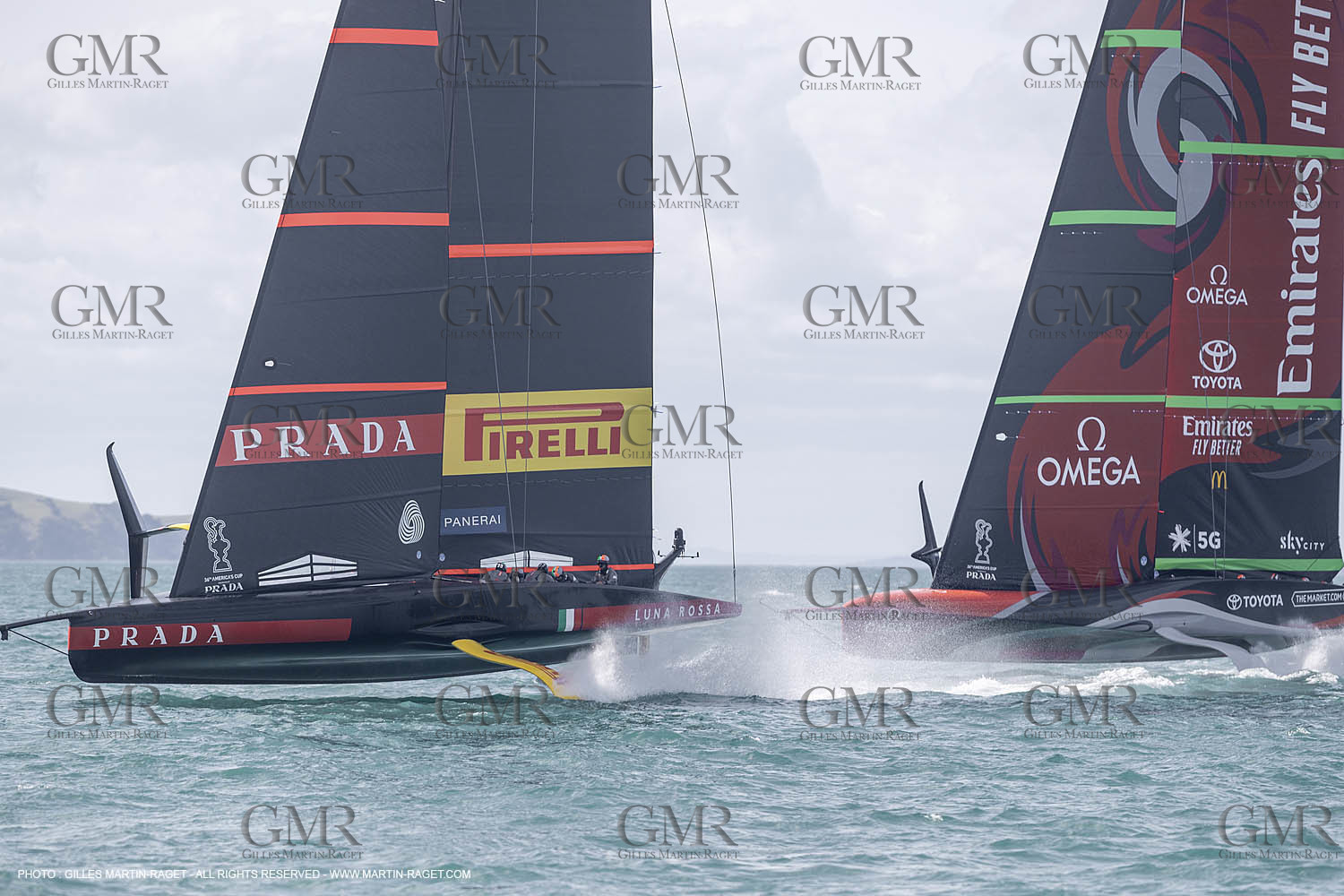 08 12 2020 - Auckland (NZL) - 36th America's Cup - Practice Sessions - Day 1